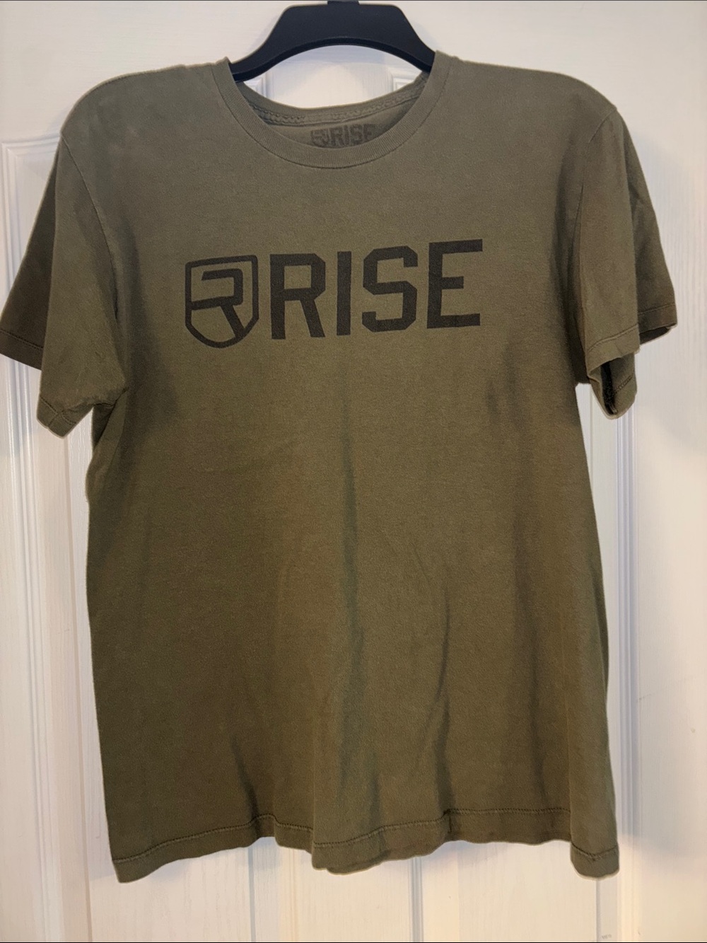 Logo Short-Sleeve Tee in Olive Green